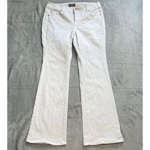 Chico’s Jeans 1.5 (US 10) So Slimming Bootcut White Stretch